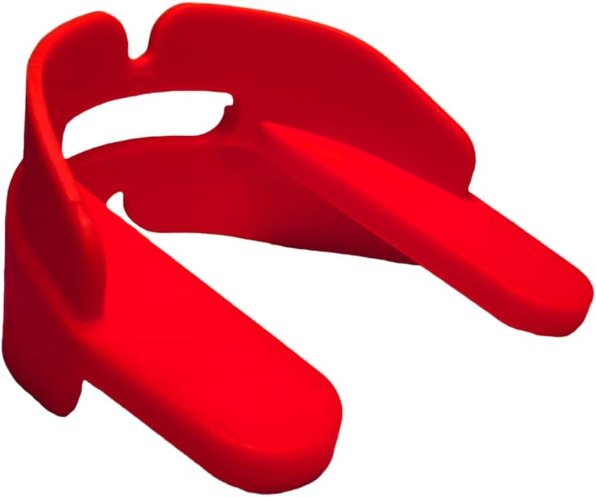 Ultra-Guard All Sport Mouthguard; Specially Designed for Athletes with Braces. Double Protection for Both Upper and Lower Teeth (Red)