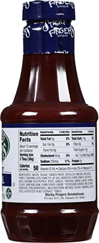 image for Sticky Fingers Carolina Sweet Barbecue Sauce, 18 Ounce - 6 per case., 