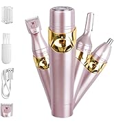 Gezichtshaarverwijderaar voor Vrouwen Wenkbrauw Trimmer Bikini Trimmer Vrouwen Mini 4 in 1 Dames Rasie...