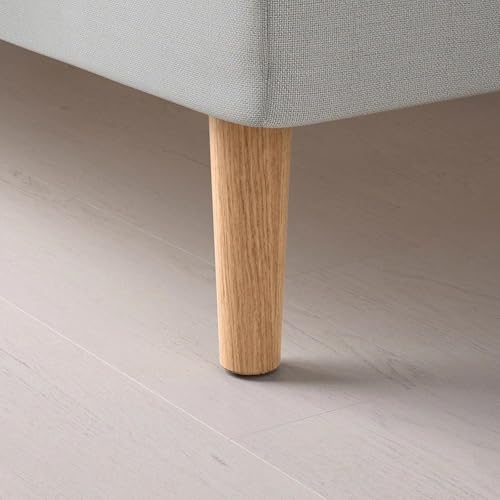FOGAWA Premium Möbelfüße Holz für Sofas, Tables, Cabinets - 4 Stück Tapered Möbelfüße Holz 20cm - Solid Holzbeine für Möbel - Ideal for Möbel, Tisch, Schrank - Premium Quality Möbelbeine