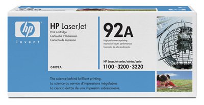 Hewlett Packard – HP Laserjet 1100 ase (C4092 A) – Cartucho de tóner original – Negro