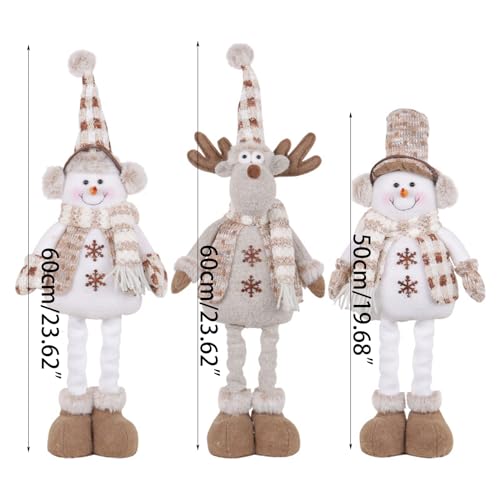 Poupée de Noël télescopique stable pour grand décor modulable - 5