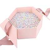♥♥ Schmuckgeschenkboxen eignen sich ideal zum Verpacken Ihres Schmucks oder von Geschenken und anderen Accessoires in Stilen mit diesen verschiedenen Schachteln, insbesondere für Mädchen und Frauen. Ideal für Ihre Haushaltswaren und Bastelprojekte