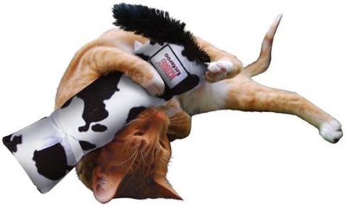 KONG Kickeroo Pattern No.2 Catnip Toy, Colors Vary, Cow
