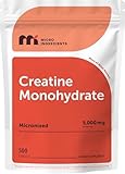 Creatine Monohydrate 5,000mg, 500 Capsules | Pure Creatine Pills – Micronized + Unflavored Powder Source, Easy Absorption | Keto, Non-GMO