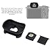 Camera Eyecup Set, Camera Viewfinder Eyecup Set, DK-29 Square Shape Camera Viewfinder Protector Level Tool and Hot Shoe Cover for Z5 Z6 Z7 Z6II Z6III