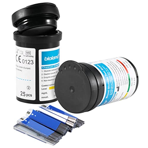 Blutzuckermessgerät Set mit Teststreifen, 100 Blutzuckerteststreifen + 100 Lanzetten für Diabetes (50 Teststreifen) Cover