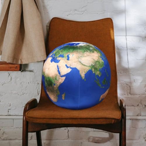 Coussin Terre en peluche de l'espace pour déco canapé - 6