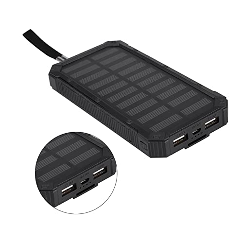 Portable 20000MAH R Snel Opladen Dual USB Power Bank voor Buitenad (BLACK) - Afbeelding 3