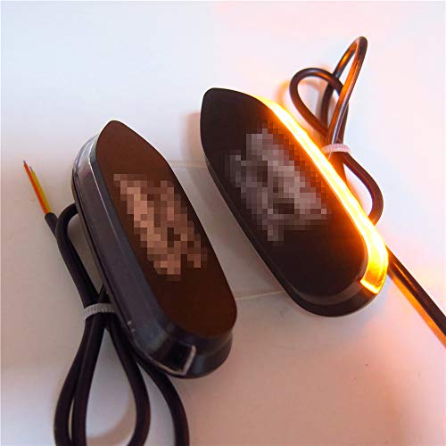 SMT- Led Amber Signal Mirror Block Off Base Plate Compatible with SUZUK Gsxr 600 750 1000 2006-2008 [P/N: MT222-010A]