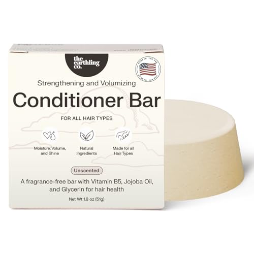 The Earthling Co. Conditioner Bar for Hair Growth & Moisture