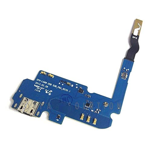 ePartSolution_ USB Charger Charging Port Flex Cable Dock Connector USB Port for Samsung Galaxy Mega 6.3 SPH-L600 Rev 0.1 Replacement Part USA