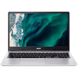 Acer Chromebook 315 CB315-4H - Ordenador Portátil 15.6´´ FullHD (Intel Celeron N4500, 8GB RAM, 64GB SSD, Intel UHD Graphics, Chrome OS) Plata - Teclado QWERTY Español