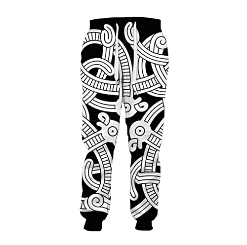 Pantalon de survêtement Viking Hero avec impression 3D ultra résistante