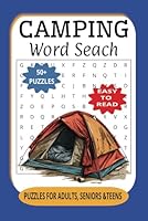 Camping Word Search Puzzle Book: Word Searches with Easy to Read Print about Camping, Puzzles Book For Anxiety Relief, Relaxation and More, 6x9 ... Gift for Vacations, Holidays and Free Times B0F6C8P7Y7 Book Cover