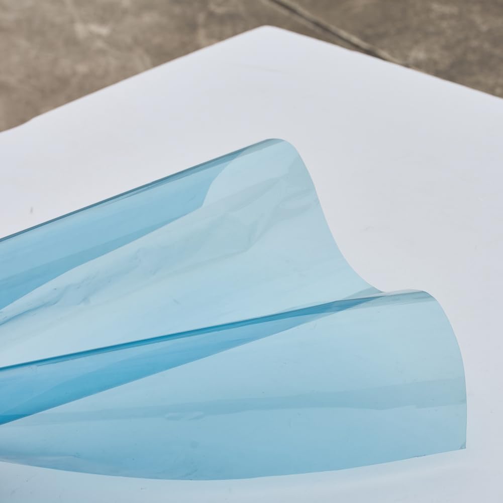 Blueshyhall Pellicola oscurante per auto, 70% VLT, blu, per finestrini dell'auto, antiriflesso, protezione dal calore, protezione solare per parabrezza anteriore, finestrini laterali (50 x 300 cm)