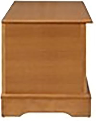 Miniatura 6 de BOWERY HILL Banco de cofre de madera de cedro para almacenamiento en color marrón miel Marrón miel,Marrón cálido