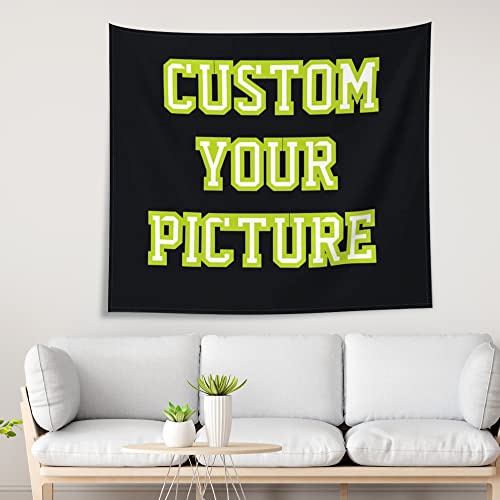 JINJUREN Custom Tapestry Upload Images Banners and Signs Customize For