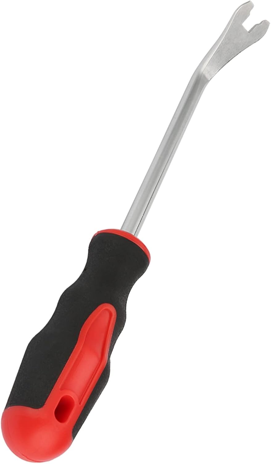 Buckle Screwdriver Crowbar Pry Bar Trim Removal Tool Car Door Repair Demolition High Hardness Chrome Vanadium Alloy Steel 270mm Short