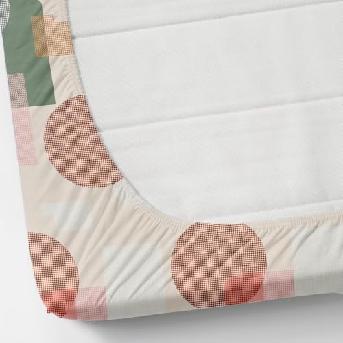 Image of King Size Fitted Bedsheet for Double Bed | 300 TC Cotton Feel Microfiber | All Around Elastic with 2 Frill Pillow Covers | Soft & Durable | (WilburnFrill, Fitted -60x78 Queen)