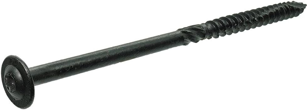 GRSSFW516525-GRIP-RITE 5/16 X 5 PRIMEGUARD Plus Coated T-30 Star Drive Washer Head COARSE Thread Type 17 Point Structural Screw 25 Count