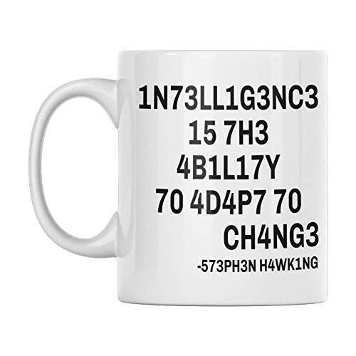 Tazza in ceramica da 11 once con foto segnaletica di Einstein, regalo scientifico motivazionale - Italia