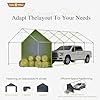 Sophia & William Carport Storage Shed 13×24 ft Portable, Heavy Duty Car Port Canopy Garage Shelter with Sidewalls