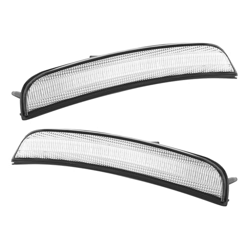HECASA LED Side Marker Lights Compatible with 2015-2023 Chrysler 300 Replacement for 68214402AD 68214403AD Bumper Signal Parking Lamps Clear Lens + Front Yellow LED -2Pcs by HECASA - Image 4