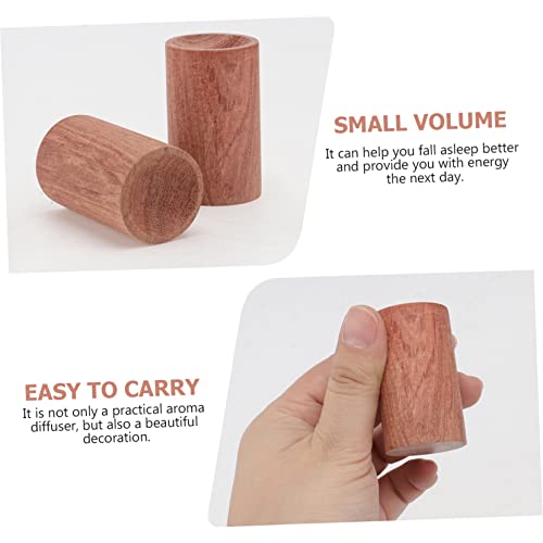 Incensario de madera elegante DECHOUS 4 piezas miniatura 5