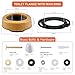 boeemi Toilet Flange Repair Kit with Extra Thick Wax Ring for Toilets Install or Leaking Toilet Wax Ring Replacement Kit Include Mounting Hardware Fits 3-inch or 4-inch Waste Lines