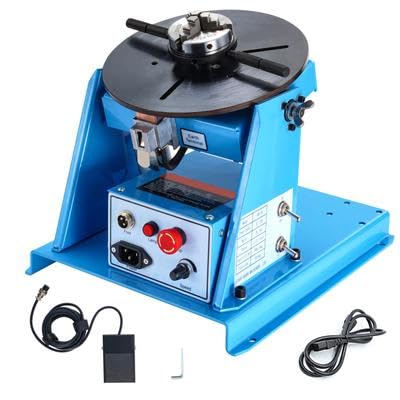 Happybuy Rotary Welding Positioner 10KG, 0-90° Turntable with 8.1