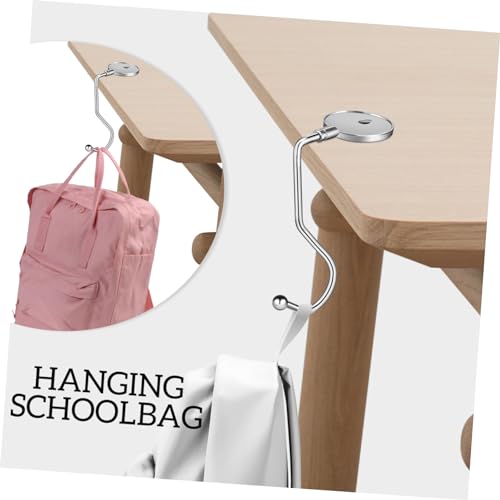 SHERCHPRY 8 Peças Saco De Mesa Gancho Bolsa Cabide Organizadores Cabide De Bolsa De Mesa Sob O Balcã