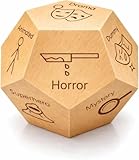 12-Sided Movie Dice Decider, Movie Night Decision Dice Game for Couples, Random Genre Picker, Gifts for Him Her Men Women Boyfriend Girlfriend Husband Wife, Anniversary Birthday Holiday Fun Gift