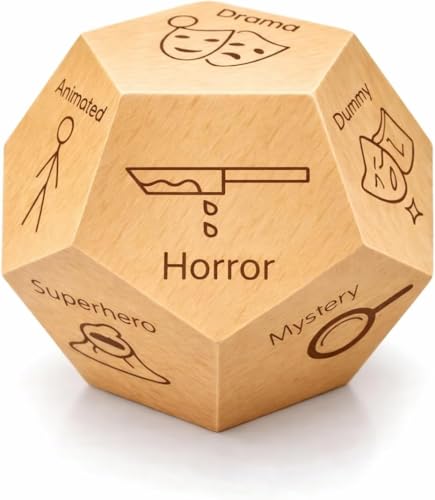 Movie Dice 12-Sided Date Night Dice Game for Couples & Friends