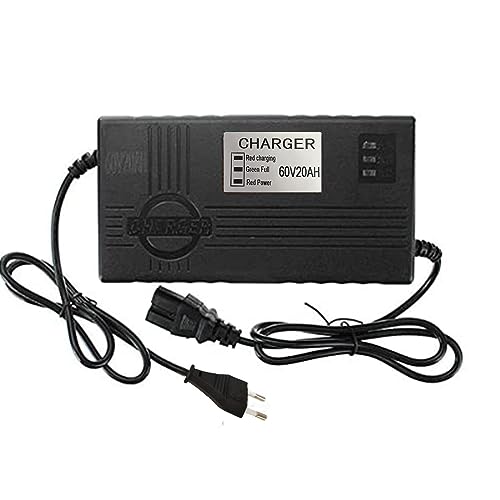 C-FUNN 60V 20Ah Cargador De Batería para Scooters Bicicletas Eléctricas E-Bike
