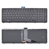 SUNMALL Replacement Keyboard Compatible with HP ZBOOK 15 G1 ZBOOK 15 G2 ZBOOK 17 G1 ZBOOK 17 G2 Series (with Backlight,No Pointer)