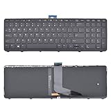 SUNMALL Replacement Keyboard Compatible with HP ZBOOK 15 G1 ZBOOK 15 G2 ZBOOK 17 G1 ZBOOK 17 G2 Series (with Backlight,NoPointer)