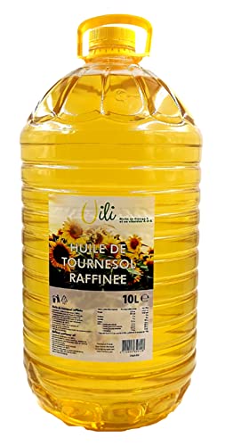 Huile de tournesol raffinée UILI 10L bidon pour cuisine