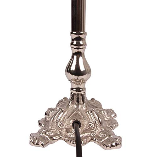 Baroque Collection - Base per lampada, 46 x 46 x 5 x 14 cm, in ottone e nichel