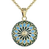 AEONSLOVE Bola Klangkugel Schwangerschaft Kette Schwangerschaftsbola mit Kette Geschenke für Schwangere Werdende Mutter Engel Rufer Kette