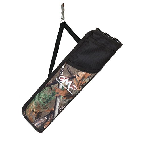 October Mountain 3-Tube Hip Quiver RH Black/Camo