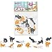 Accoutrements Archie McPhee Itty Bitty Cats - Tiny Attitude, Huge Personality! The for Cat Lovers and Crazy Cat Ladies - 12 Adorable Miniatures! Get Ready to Be Ignored by The Smallest Cats Ever
