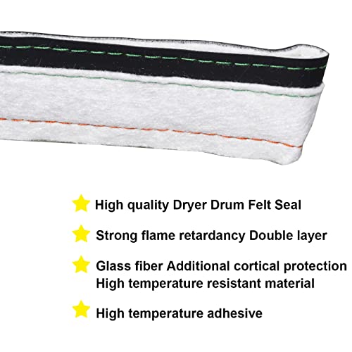 Dryer Felt Drum Seal W10612022 Ap5737110 For Whirlpool Kenmore Ps8691753 279857 #TOP3