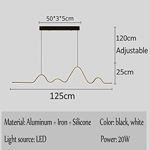 Lampe suspendue restaurant et bar avec lustre moderne réglable doré - 3