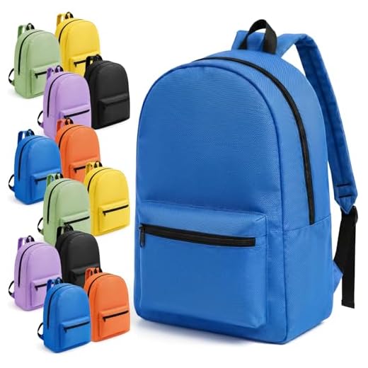 Birebebys 12 Pack Assorted Color Backpacks