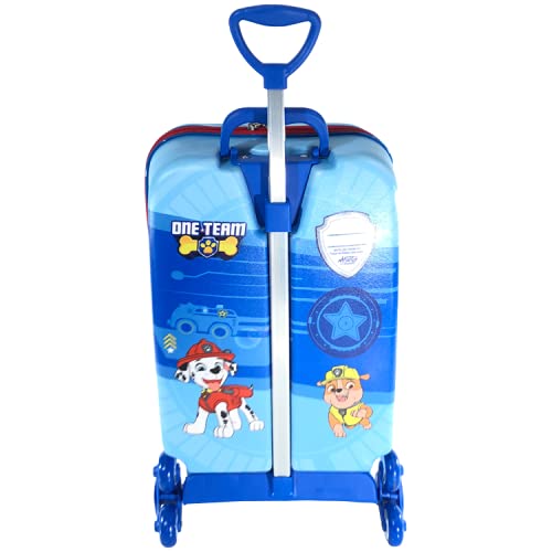 Mala Infantil com 6 Rodinhas Patrulha Canina Chase - Maxtoy