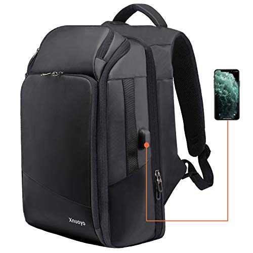 Xnuoyo Scansmart Mochilas Portatil 15.6 Pulgadas  TSA Friendly con Puerto de Carga USB