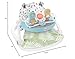 Fisher-Price Portable Baby Chair Deluxe Sit-Me-Up Floor Seat with Feeding Tray & Activity Toy Bar, Snow Leopard