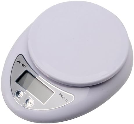 DDLBiZ LCD Electronic Kitchen Postal Scales, White, 6.5 x 5 x 1.25