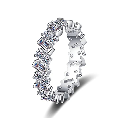 Bague moissanite 3ct argent 925 l'éclat éternel sans les compromis